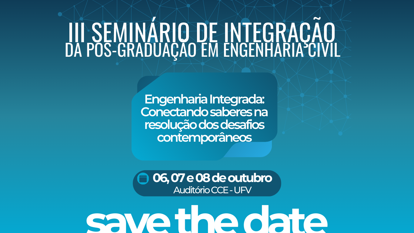 Save the date - data e local do evento